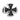 Handcrafted 925 sterling silver Maltese cross ring with detailed rose carvings and oxidized finish background