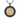 Handcrafted 925 sterling silver Dara knot pendant featuring oxidized finish and gold vermeil central motif