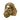 Gold vermeil Zeus ring shown at a three-quarter angle, highlighting the sculptural hair and beard on a white textured background.