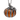 925 sterling silver pumpkin spider pendant with rich orange enamel finish shown on plain white background