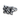 Handcrafted witch knot ring in oxidized 925 sterling silver featuring intricate protection knot design