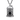 Oxidized silver alchemist furnace pendant with detailed brickwork and arch door isolated on white background