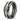Handcrafted 925 sterling silver geometric puzzle ring featuring an oxidized finish and interlocking band design