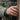 Man wearing the oxidized silver eagle ring on ring finger displayed in a rugged lifestyle setting