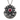 Handcrafted 925 oxidized silver water lily ruby pendant showing detailed petals and center ruby setting