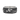 japanese koi fish wave ring, oxidized silver, front view on white