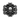 Skull and crossbones ring, oxidized silver, front view on white