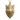 Wild boar head pendant, gold vermeil, front view on white