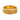 Love is love ring in gold vermeil, front view on black background