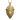 American buffalo pendant in gold vermeil, front view on white