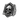 Shard Skull Ring, front view on white background