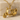 Motor Scooter Pendant, gold vermeil, front view