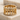 Roman Aqueduct Arch Ring, gold vermeil finish