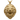 Roaring Lion Head Pendant, gold vermeil, front view on white
