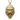 fierce gorilla pendant, gold vermeil, front view on white background