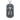 cossack warrior dog tag pendant, oxidized silver, front view on white