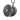Mushroom locket pendant, oxidized silver, front view on white