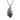 Grenade Heart Pendant, front view on white