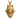 Wolf and ram pendant, gold vermeil, front view on dark background