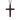 Ruby cross pendant, oxidized silver, front view on black background