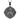Saint Olga Byzantine cross pendant, front view on white