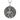 Demeter goddess medallion pendant, front view on white background