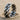 Cuban Chain Link Ring, oxidized silver, product view
