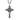 Saint Benedict Crucifix Pendant, front view on white background