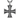 Knights templar cross pendant in oxidized silver, front view on white background