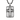 Latin Cross Chiseled Pendant, oxidized silver, front view on white