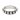 Rosary Decade Prayer Ring, front view on white background