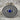 Evil Eye Lapis Rays Pendant, oxidized silver, product view