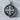 Jerusalem Cross Garnet Pendant, oxidized silver, product photo