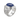 Drakkar Lapis Prow Ring, polished silver, front view on white background