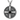 IC XC Nika Onyx Pendant, front view on white background
