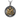 Auspice Maria Monogram Pendant, oxidized, front view on white