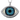 Evil Eye Open Gallery Pendant, polished silver, front view on white background