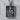 Saint Jude Flame Pendant, oxidized silver, front view