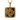 Jerusalem Cross Potent Pendant, gold vermeil, front view on white background