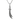 zulfikar acanthus blade pendant, front view on white