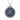 Helm Of Awe Enamel Pendant, front view on white