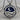Porthole Night Sea Pendant, oxidized silver product view