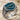 Capricorn Constellation Ring, oxidized silver product photo on sand