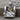 Masonic Mosaic Steps Pendant, two-tone finish, front product photo