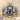 Gemini Amethyst Twin Pendant, two-tone finish, studio product photo