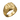 Lucky 13 Shield Ring, gold vermeil, front view on white background