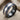 Cobalt Double Channel Ring, oxidized silver, product photo