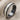 Ivory Inset Ring in oxidized silver studio view