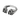 Split buttress open ring, front view on white