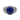Baroque lapis signet ring, front view on white